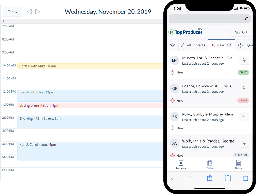 Stay organized with the Calendar in Top Producer® X