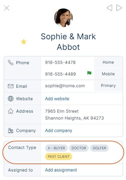 Tagging your contacts in Top Producer X CRM