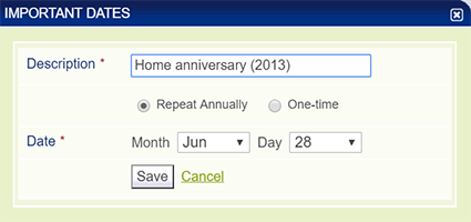 Track home anniversaries to build a repeat and referral business
