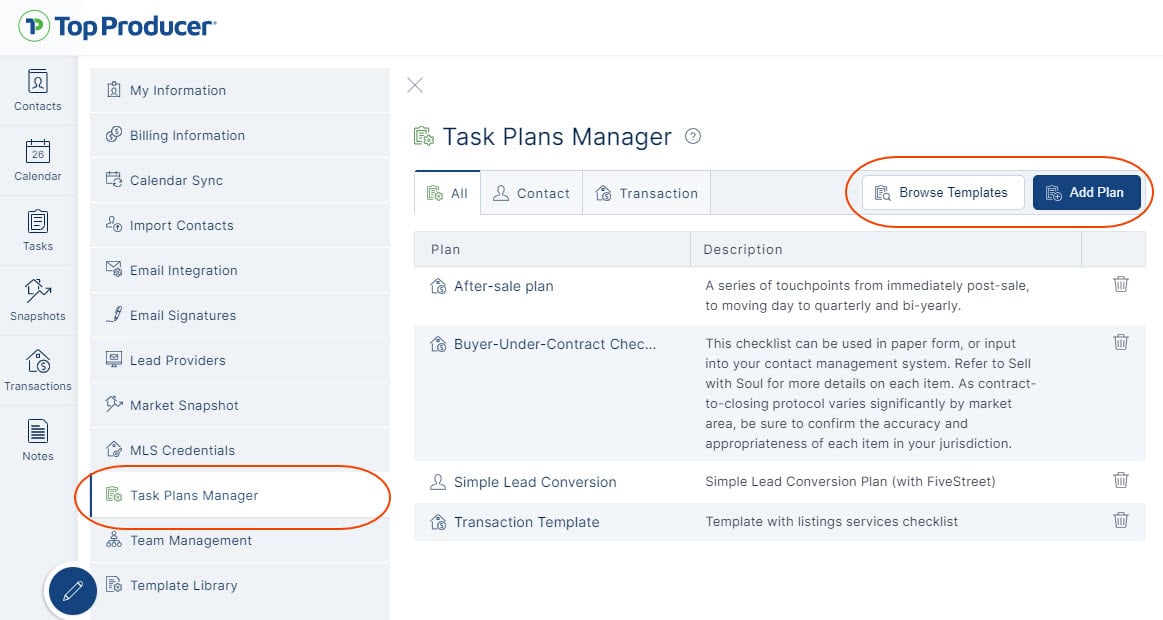 Adding drip email campaigns to your task plans