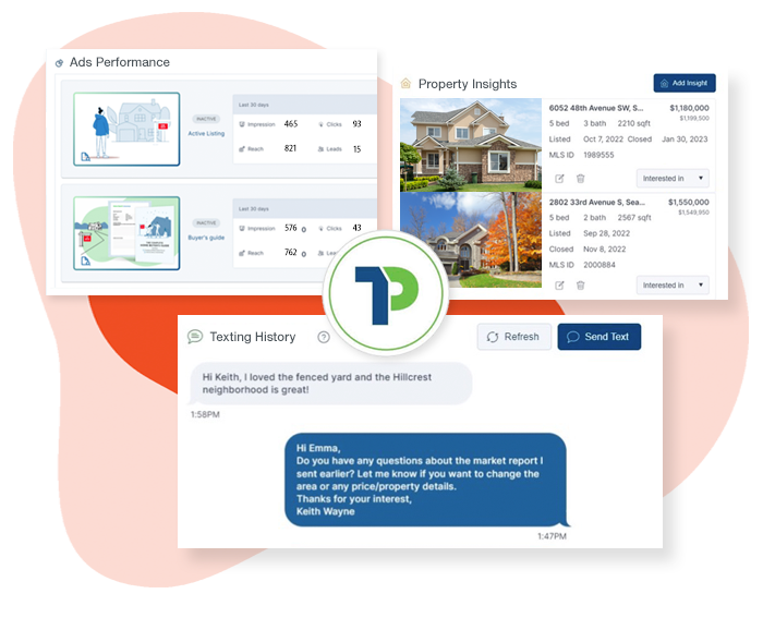 Manage leads in real estate CRM