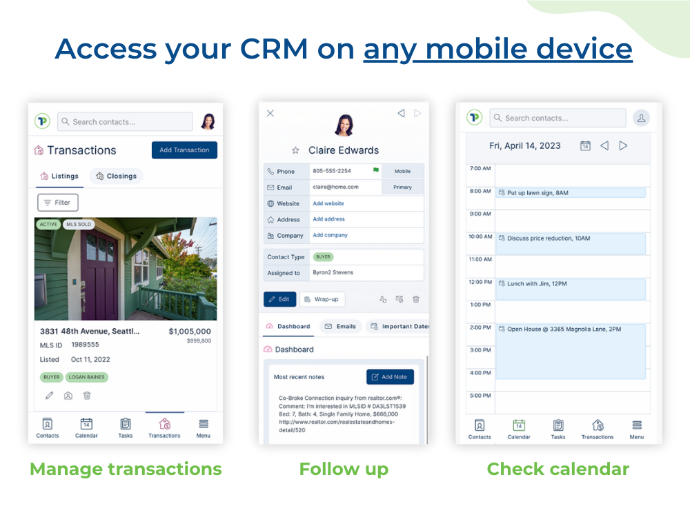 Top Producer X CRM now available on any mobile device