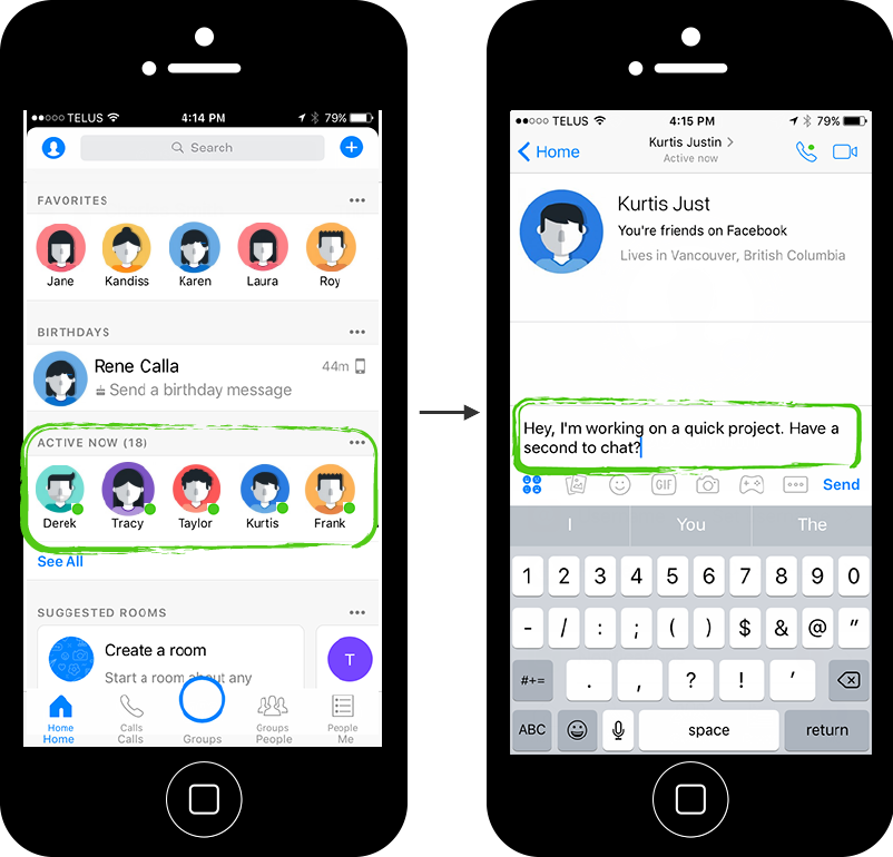 The simple script to connect with your sphere on Facebook Top