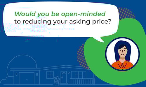 Real estate agent script - reduce price