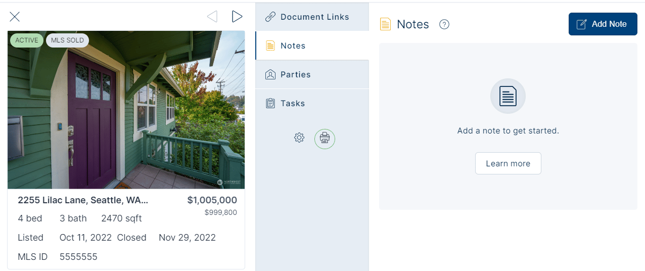 Transaction Report in Top Producer CRM