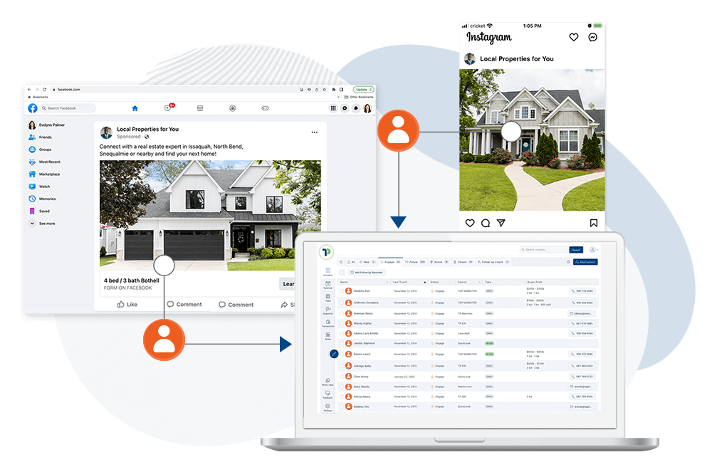 Get more real estate leads with Top Producer's Social Connect!